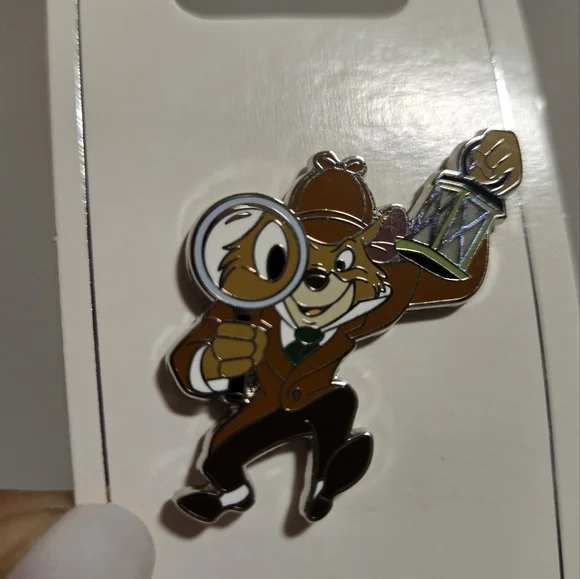 NWT Disney Collection, The Great Mouse Detective, Basil of Baker Street Pin, New - Picture 3 of 4